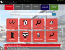 Tablet Screenshot of eastdunbarton.gov.uk